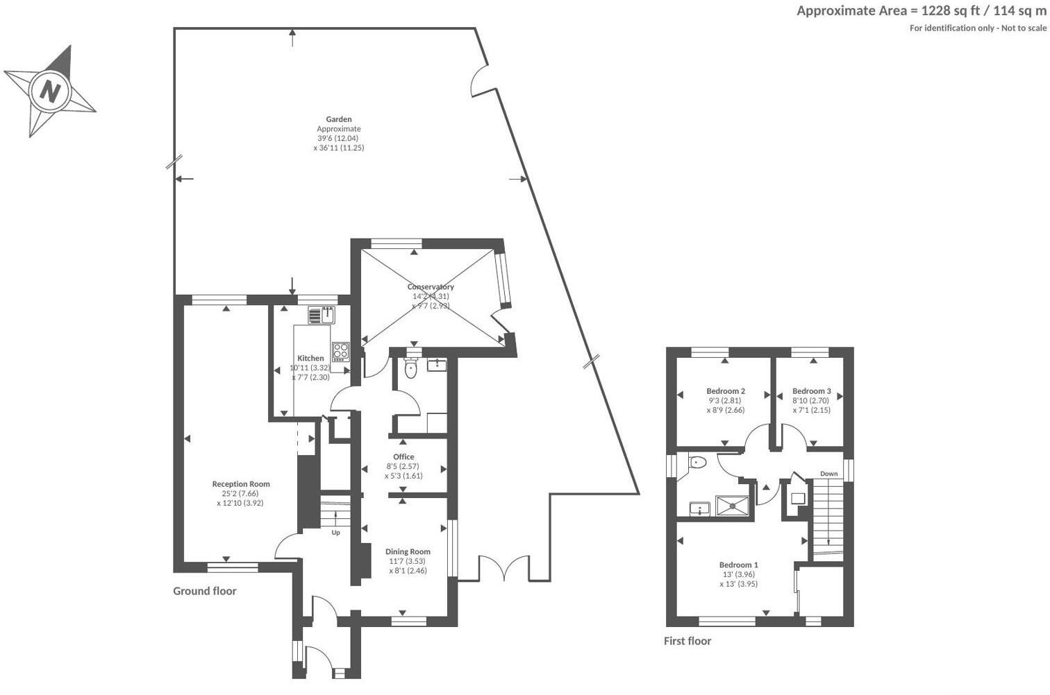Ashburnham Close, Freshbrook, Swindon floorplan