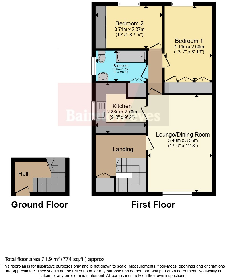 The Camerons, Mansfield, Nottinghamshire, NG19 floorplan