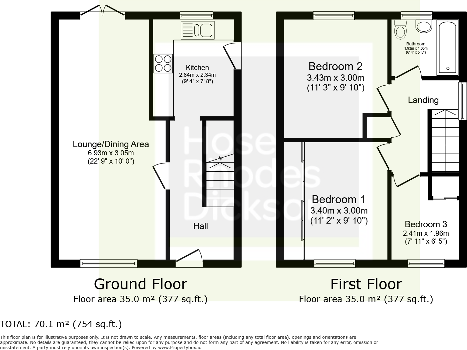 116, School Green Road floorplan