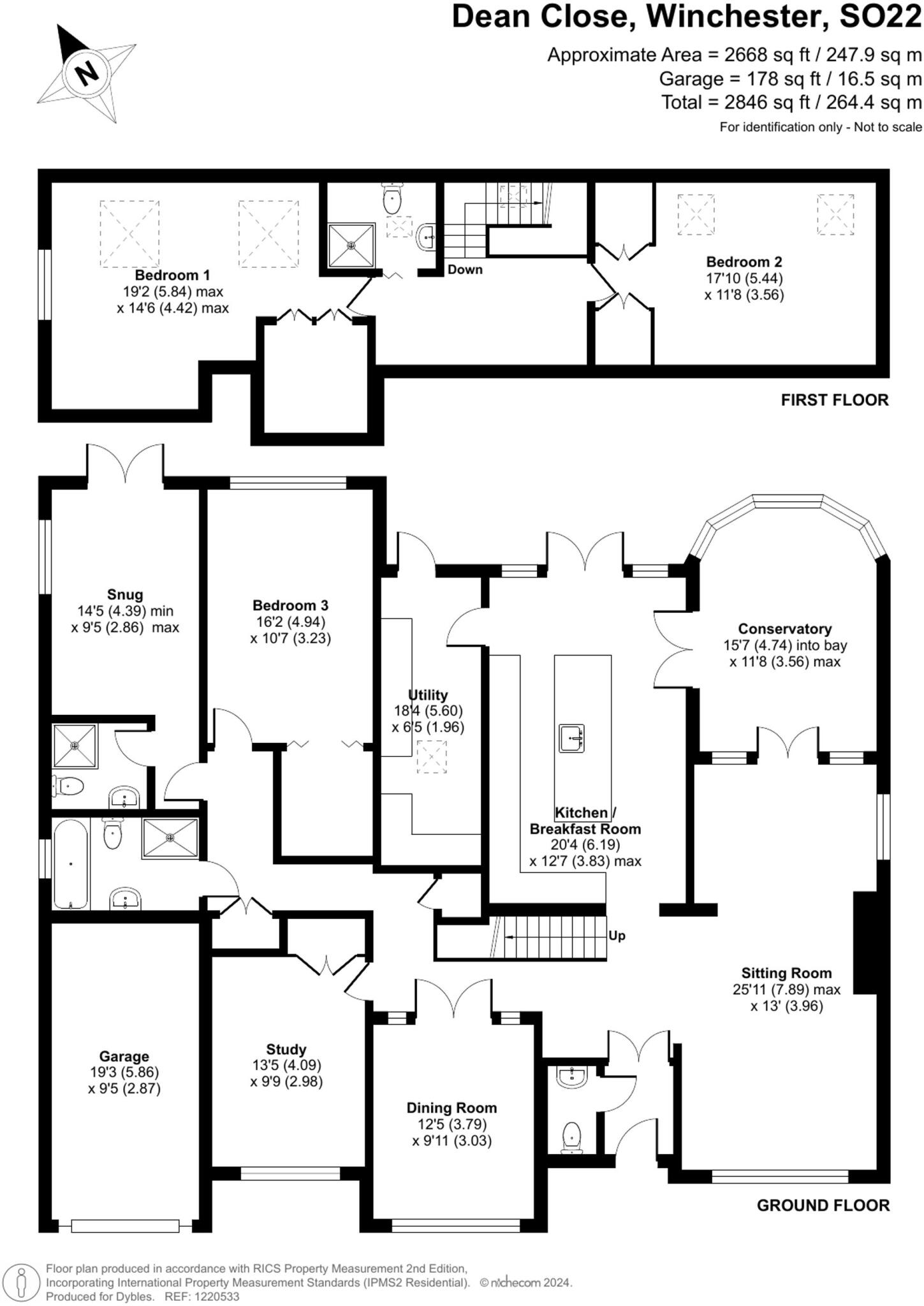 Dean Close, Winchester, SO22 floorplan