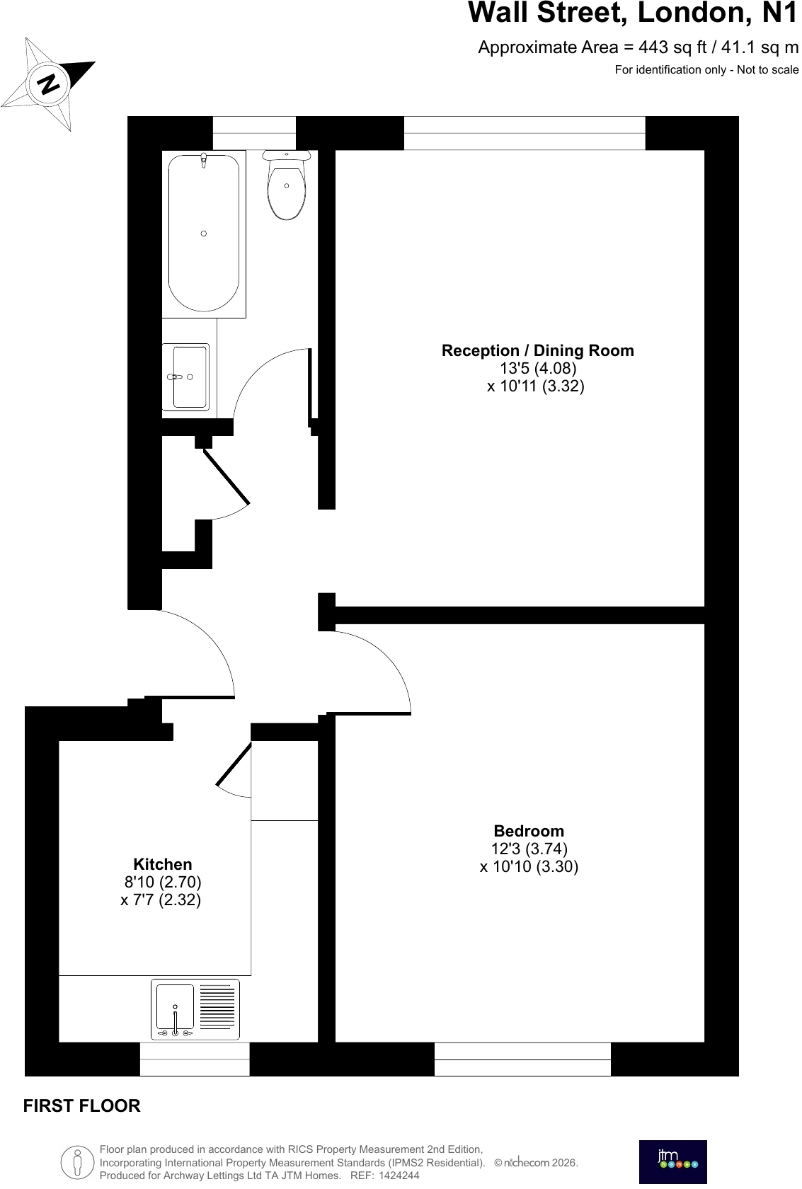 The Croft, N1 floorplan