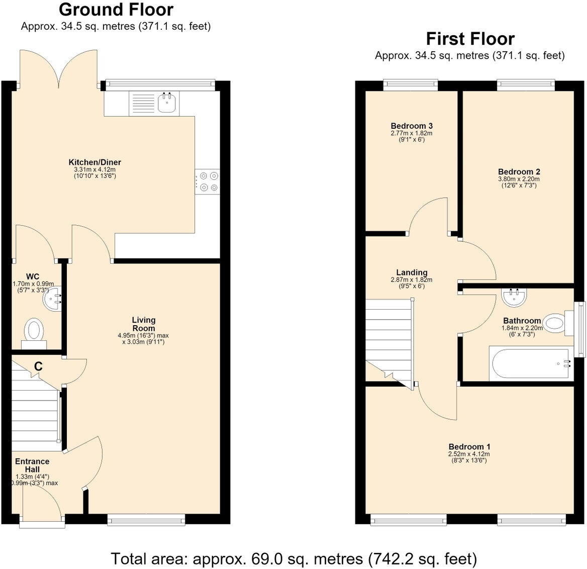 Findon Way, Skelmersdale, WN8 6HG floorplan