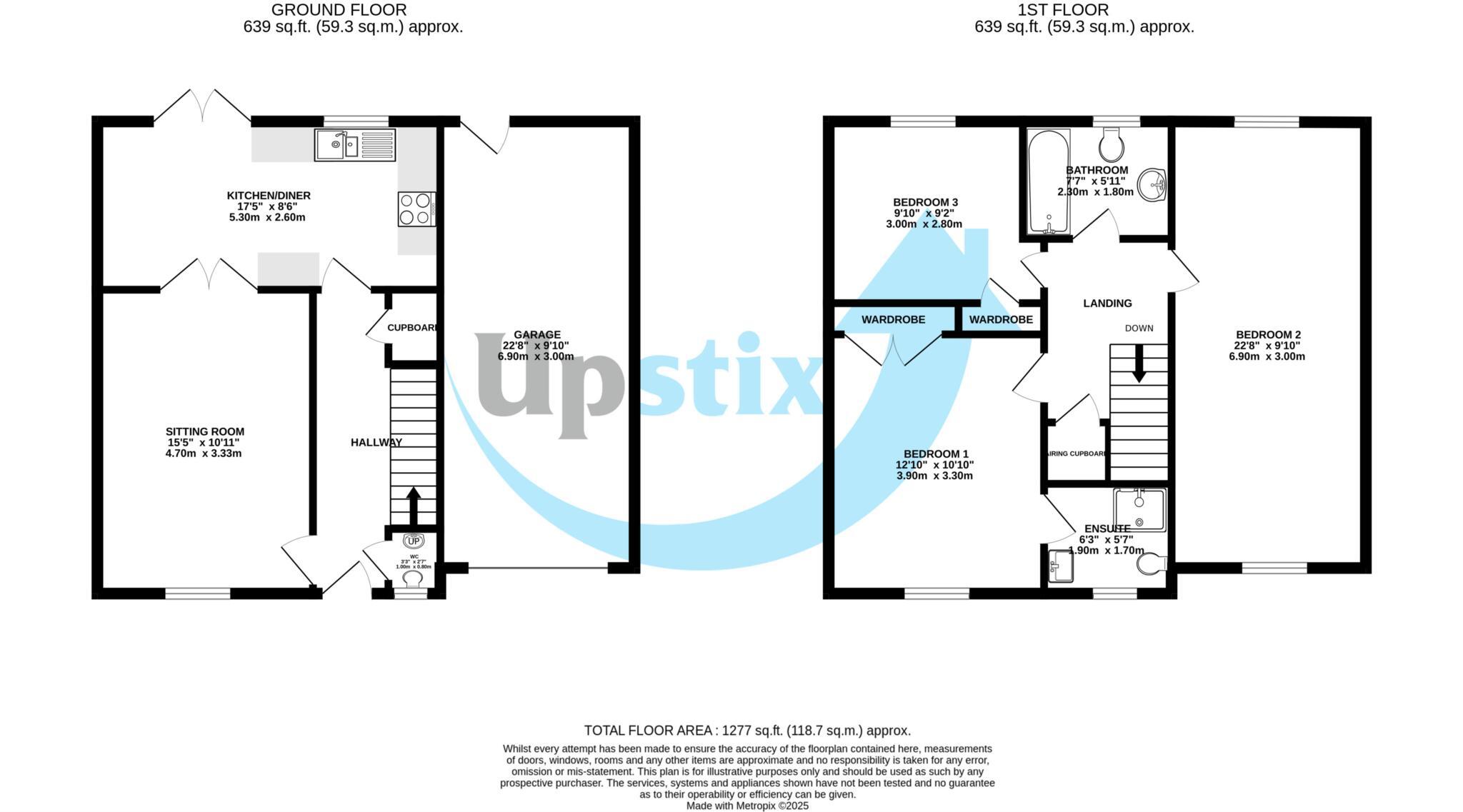 5 Fox Earth Close, Capel St. Mary IP9 2PF floorplan