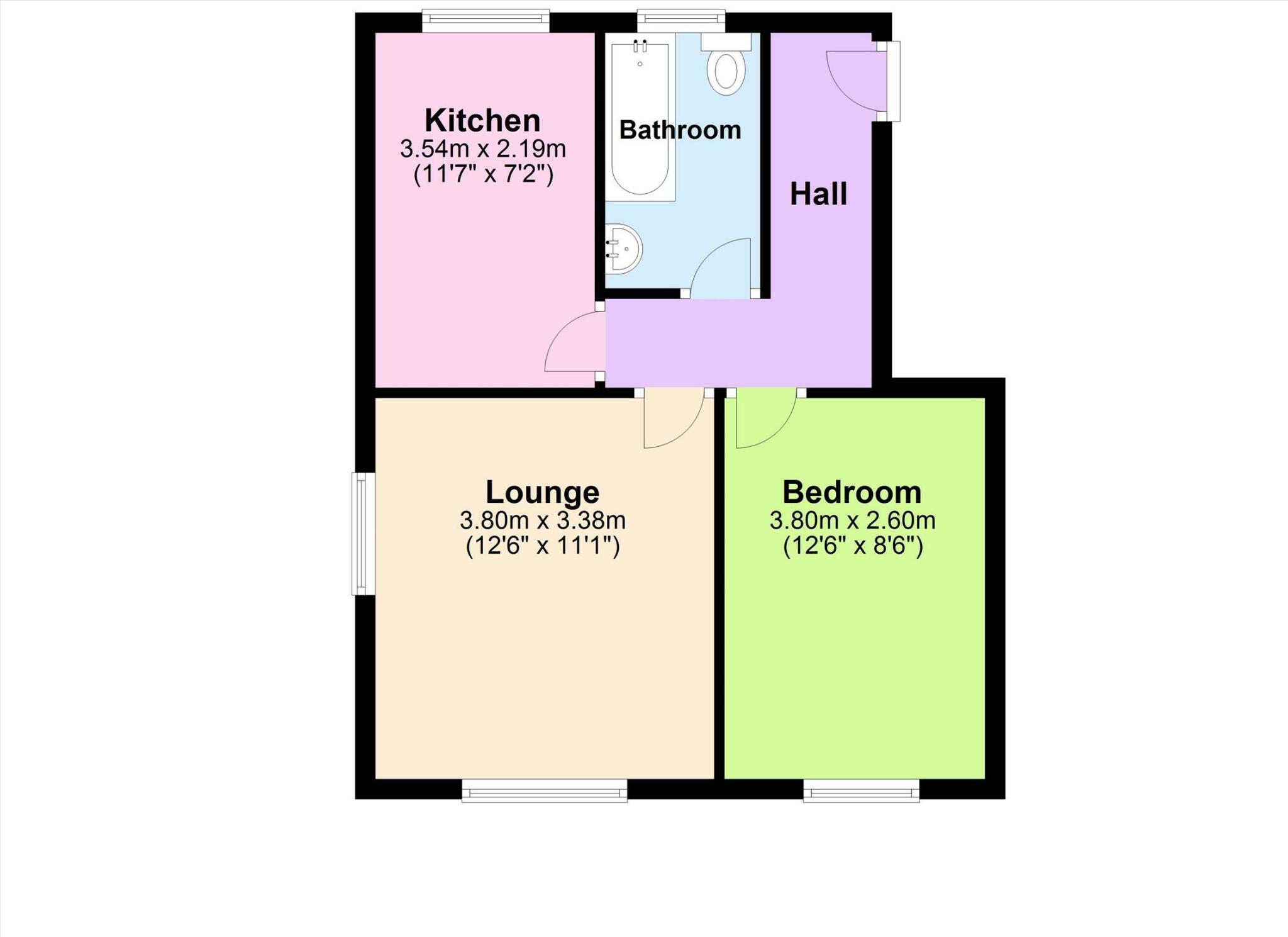 Halton Court, Morecambe floorplan