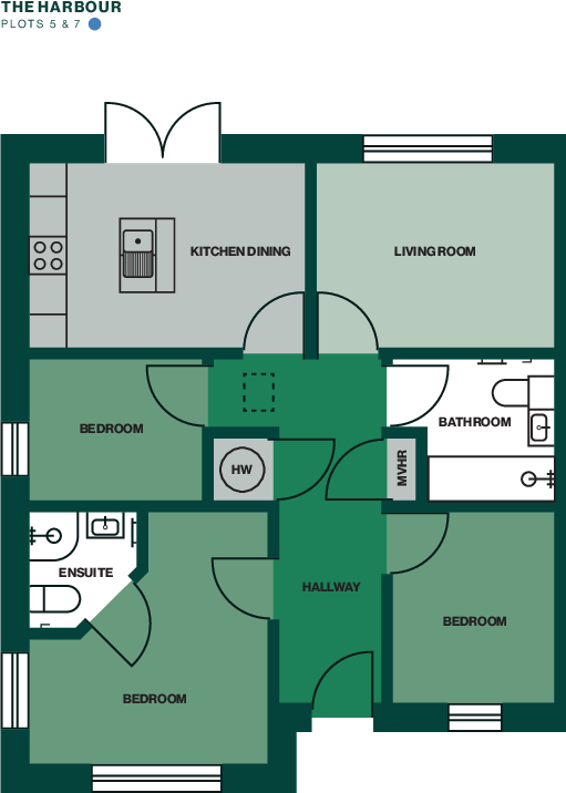 Nicholas Way, Old Road, Longtown, CA6 floorplan