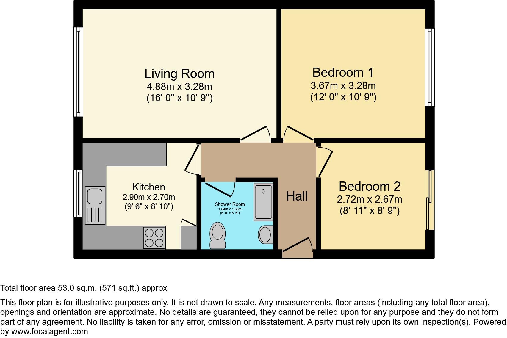 Woodthorpe Drive, Bewdley, DY12 floorplan