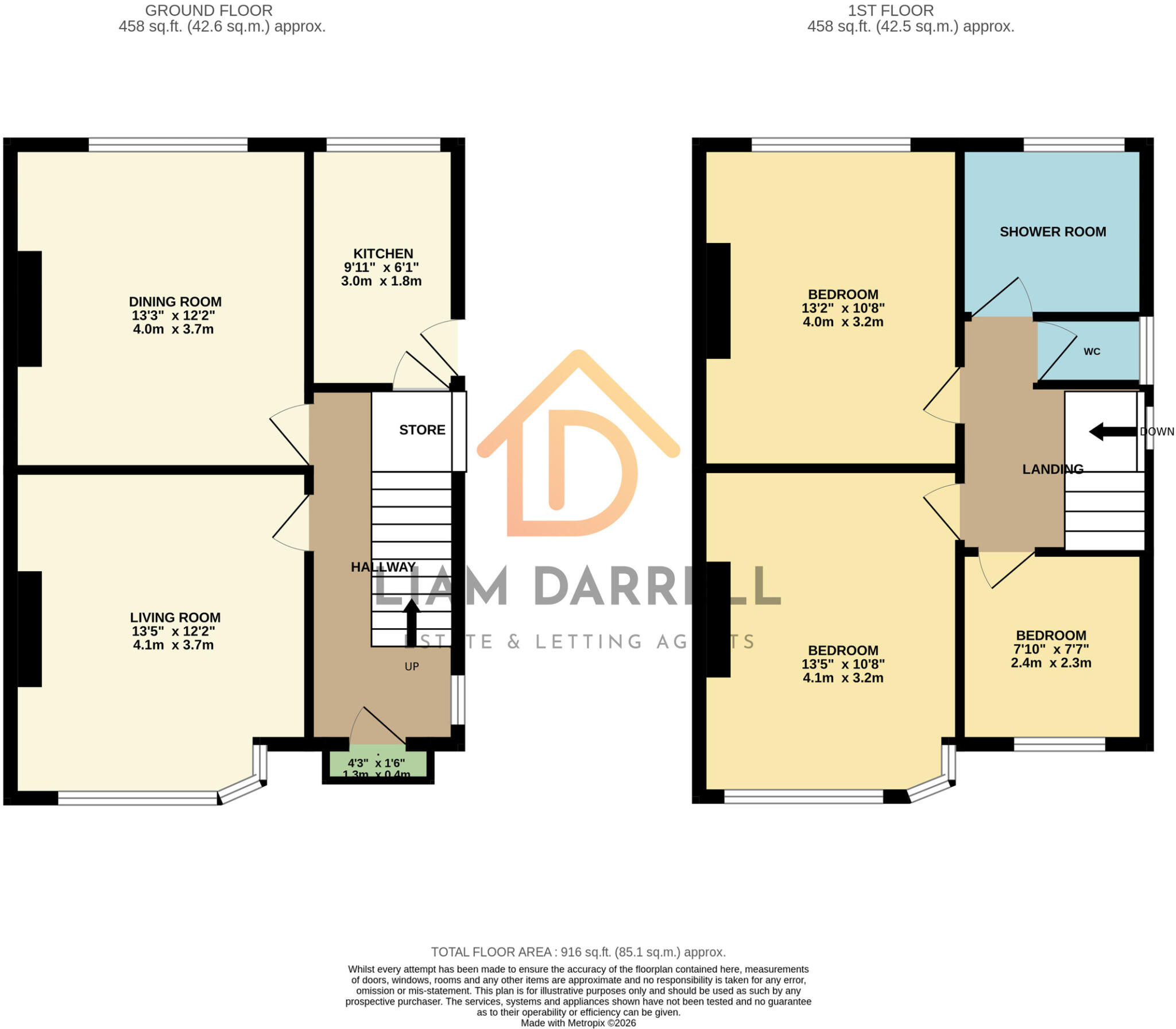 Hillcrest Avenue, Scarborough, North Yorkshire floorplan