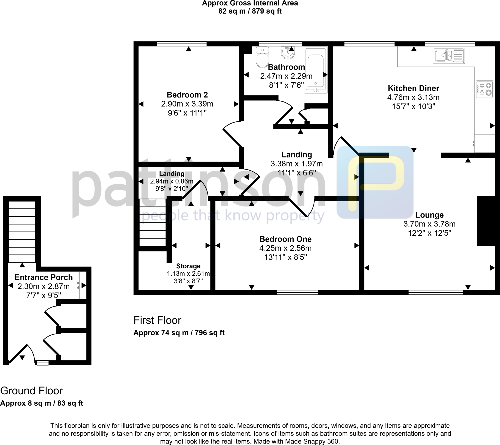 Green Lane, Ashington, Northumberland, NE63 8EQ floorplan