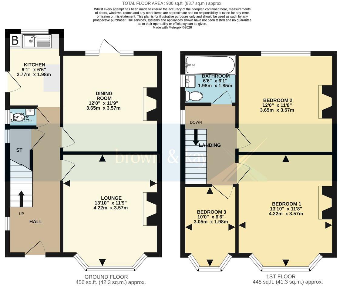 Northbourne Avenue, Bournemouth, BH10 floorplan