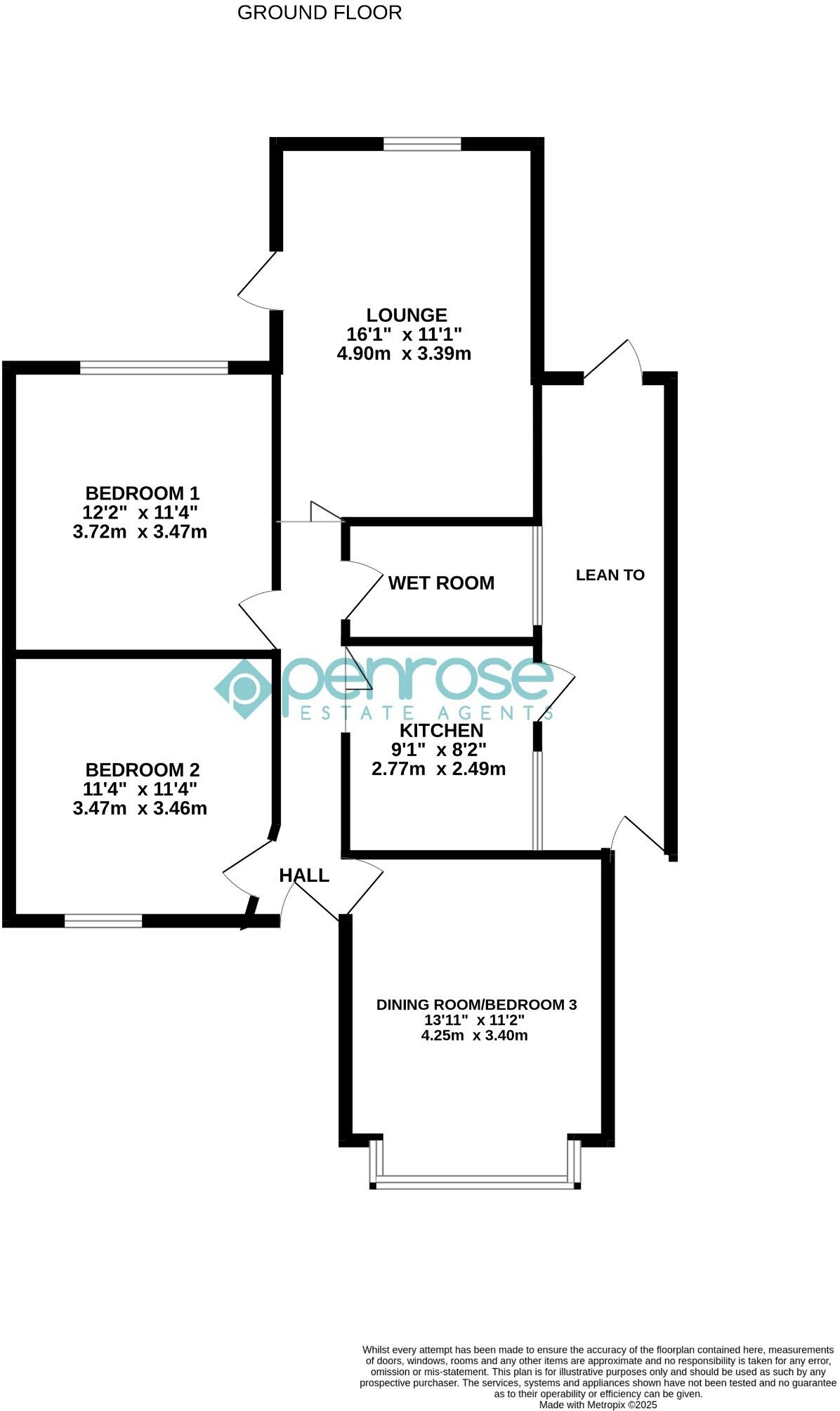 Exton Avenue, Luton, Bedfordshire, LU2 0LH floorplan