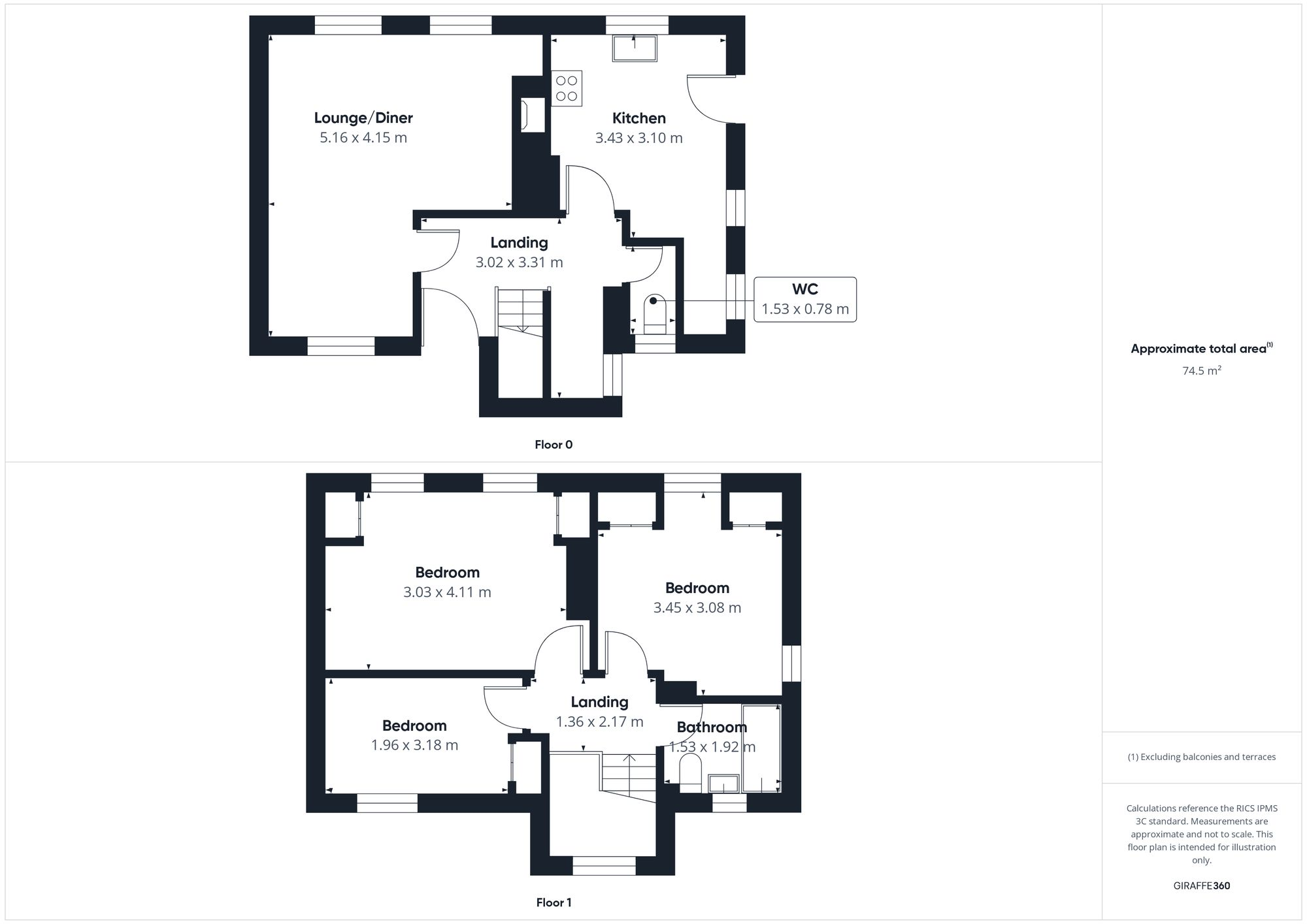 Barnfield, Crediton, EX17 floorplan