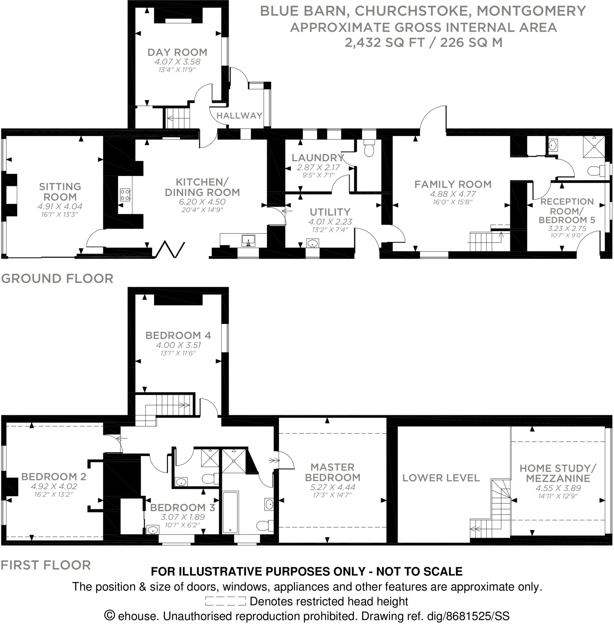 Churchstoke, Montgomery, Powys, SY15 floorplan