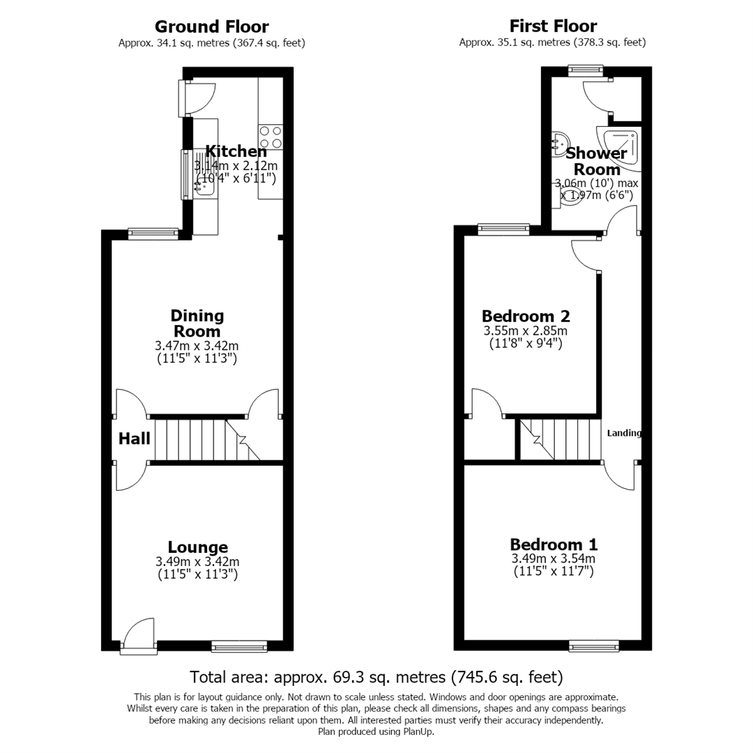 Cross Street, Lincoln floorplan