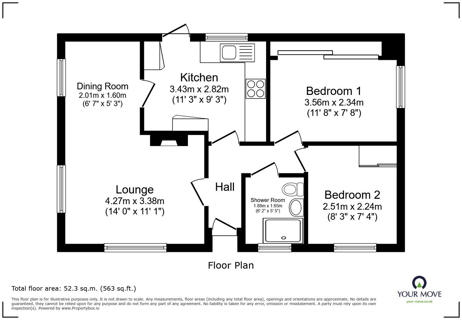 Greenacre Park, Coton-in-the-Elms, Swadlincote, Derbyshire, DE12 floorplan