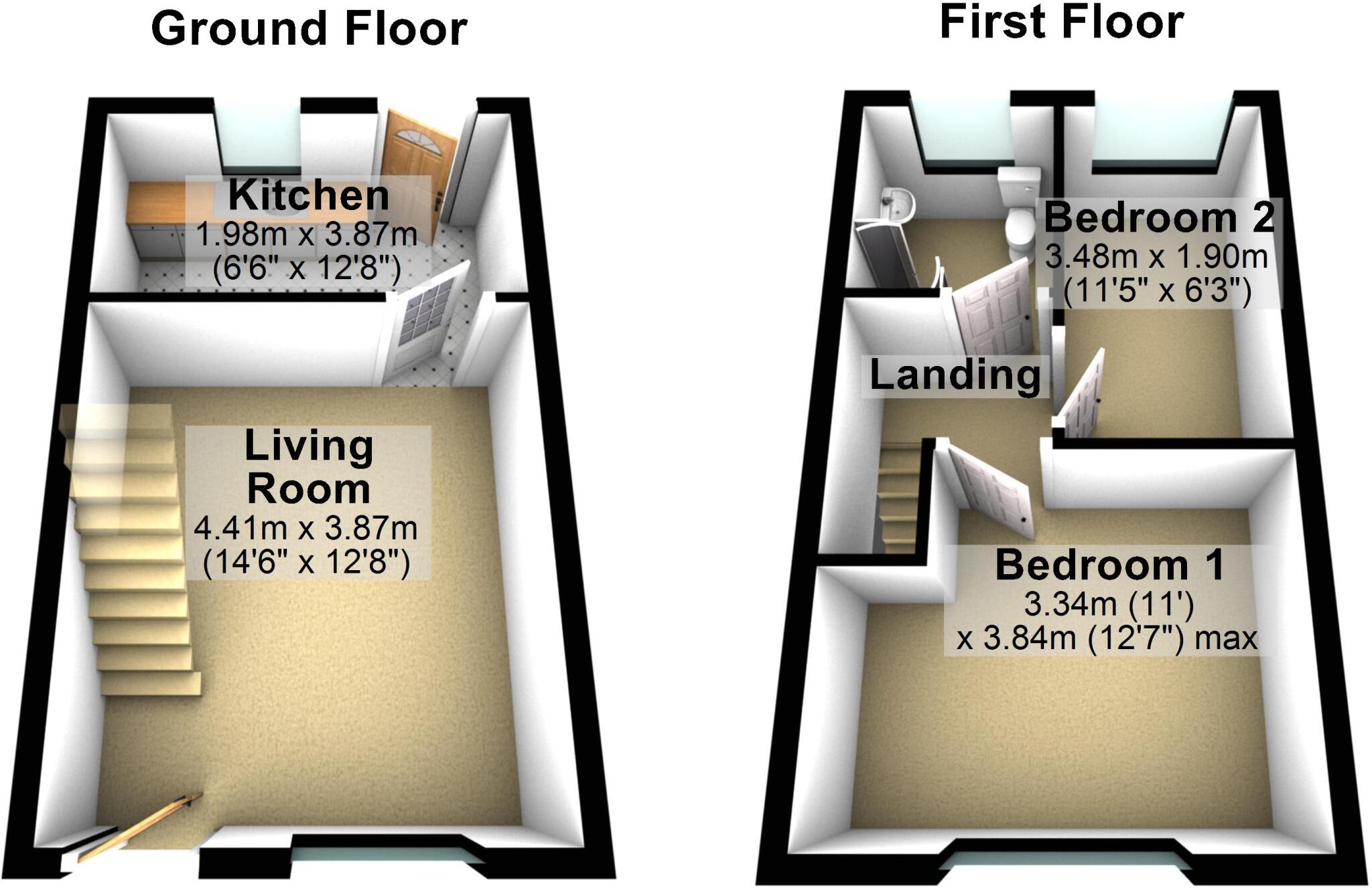 Clarence Street, Cleckheaton, BD19 floorplan