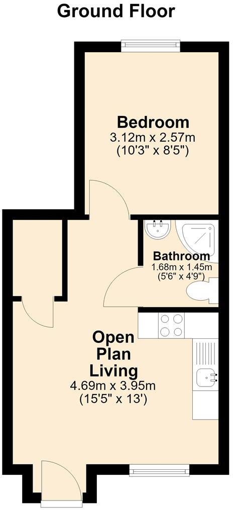 Trafalgar Court, Trafalgar Street, Gillingham floorplan