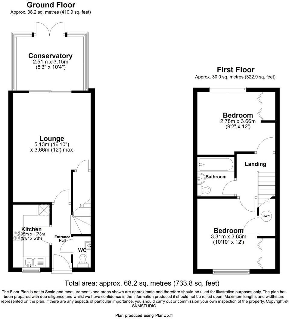 Heather Close, Abbots Langley floorplan