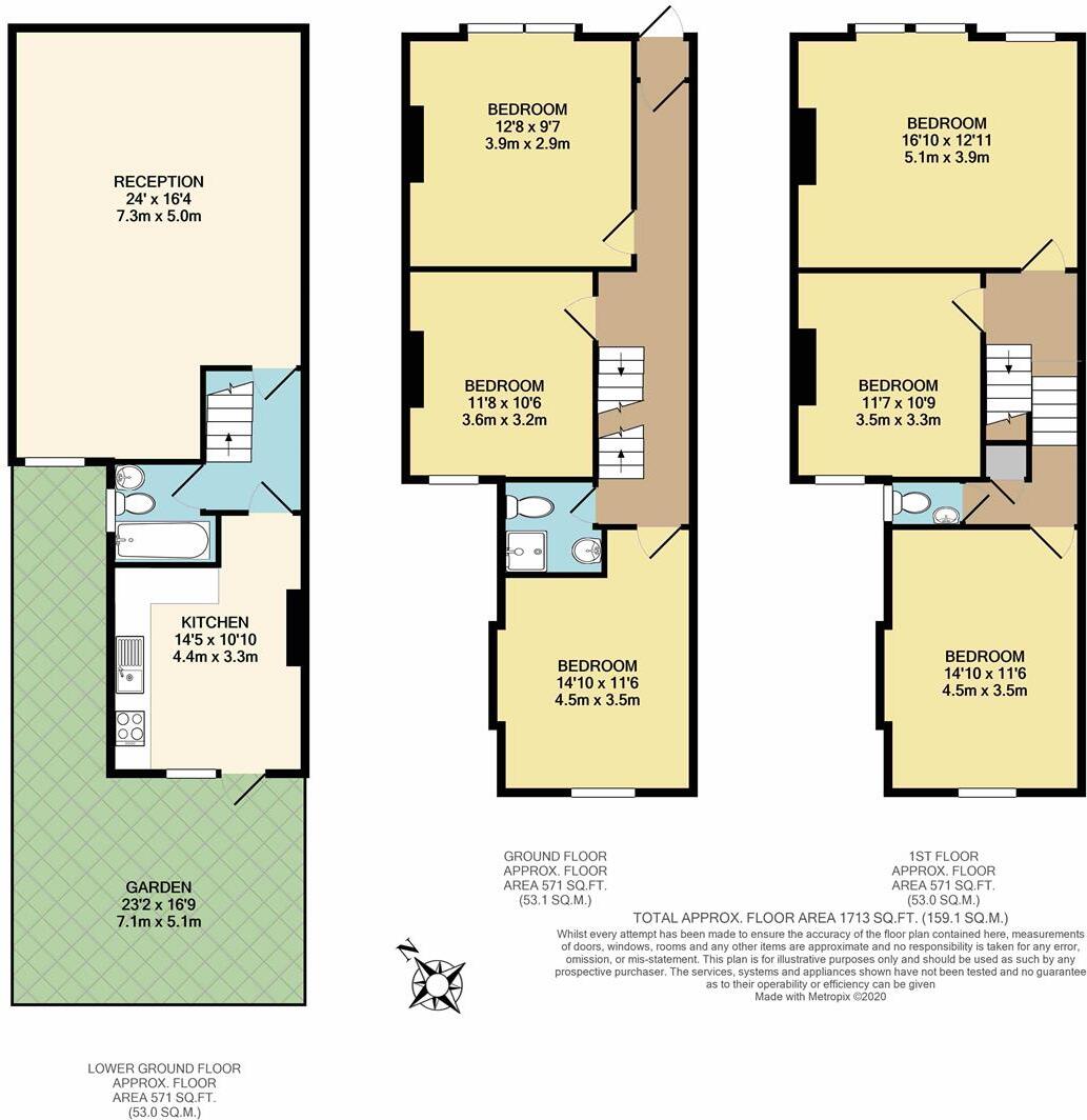 Hoyle Road, Tootng floorplan