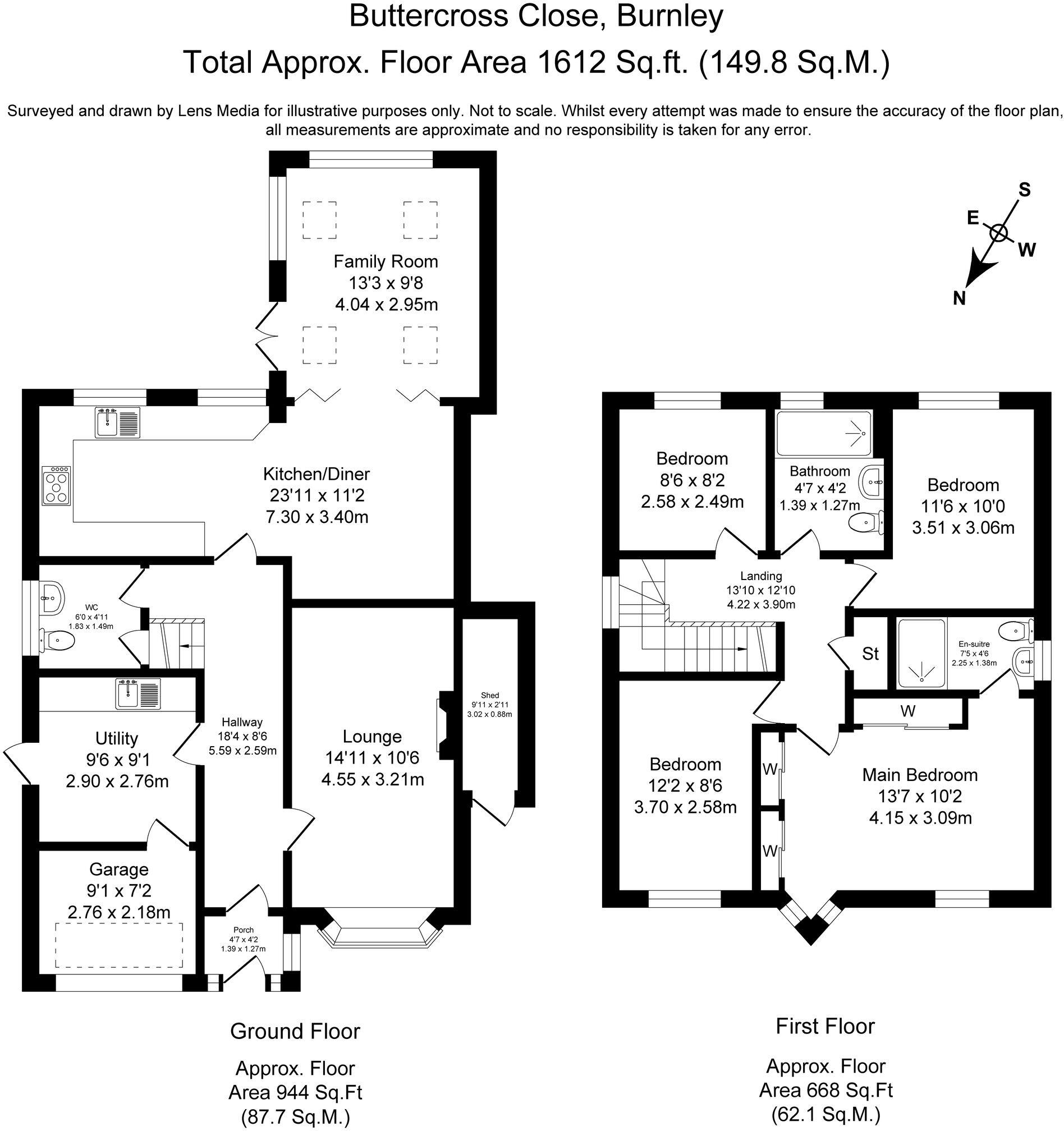 Buttercross Close, Burnley, BB11 floorplan