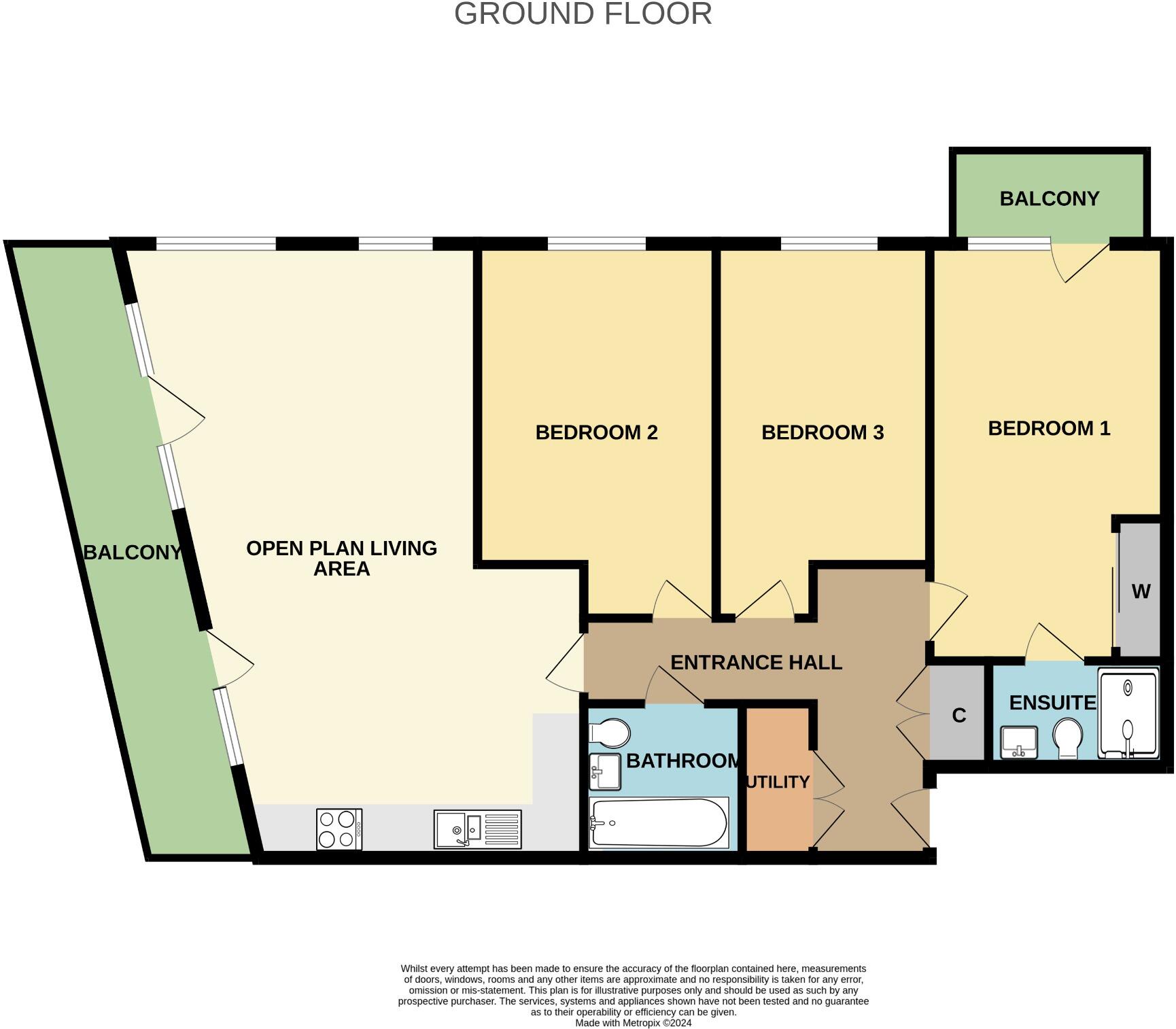Denyer Walk, Woolston floorplan