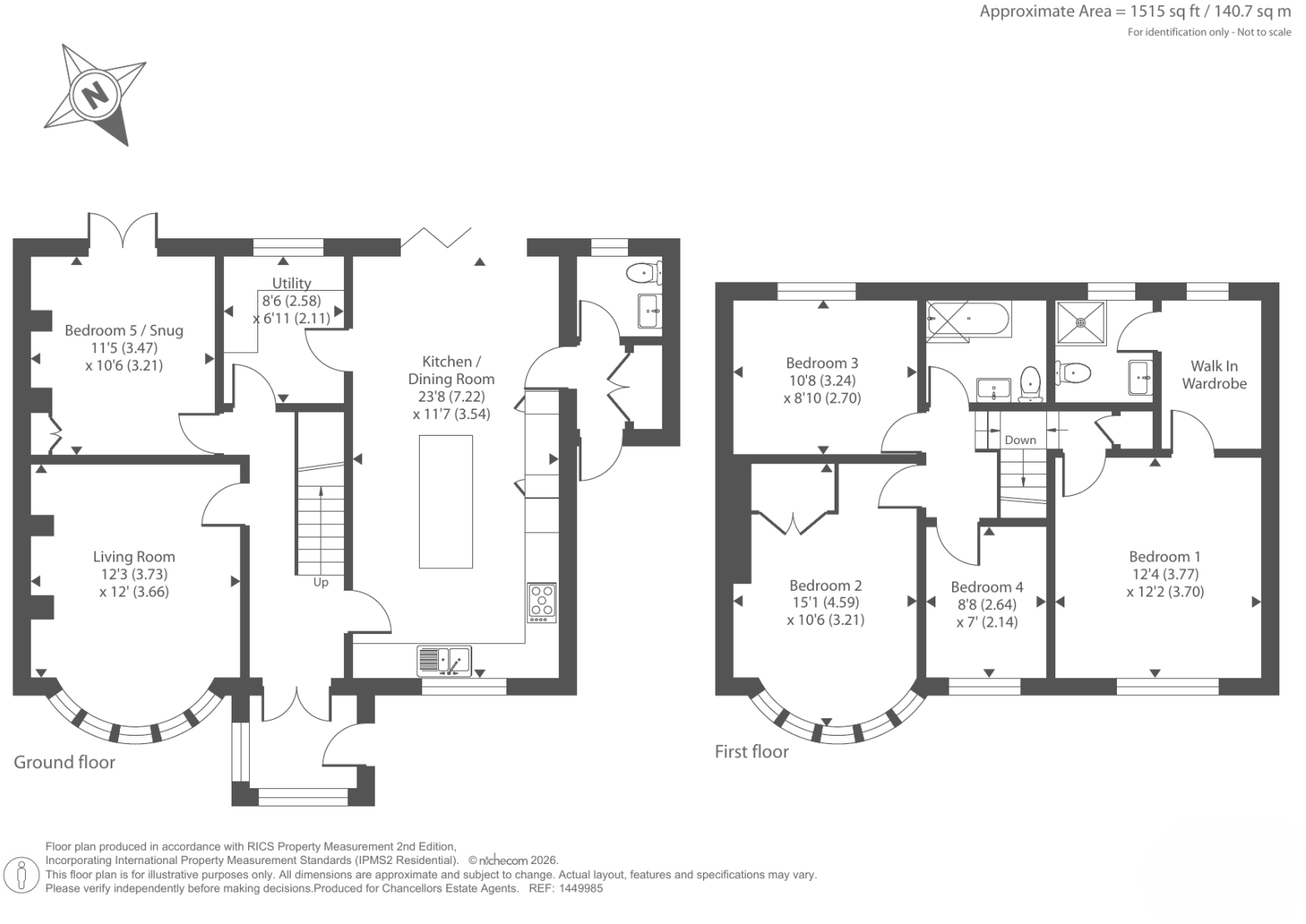 Redhill Avenue, Hereford, Herefordshire floorplan