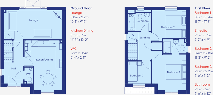 Moor View, Houghton-le-spring, Sunderland floorplan