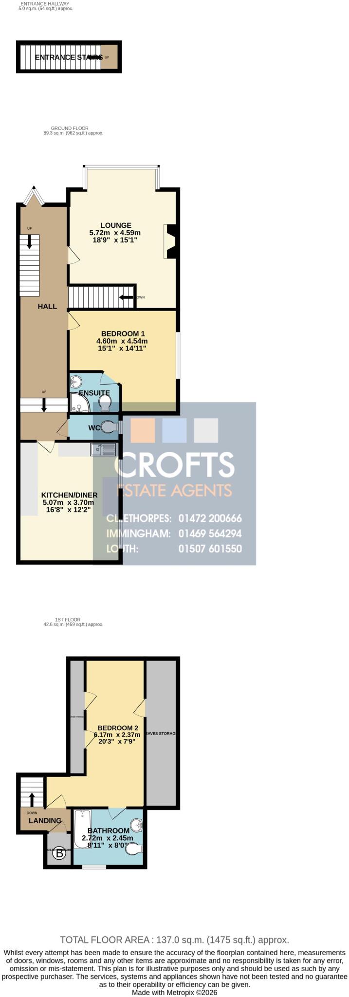 PRINCES ROAD, CLEETHORPES floorplan
