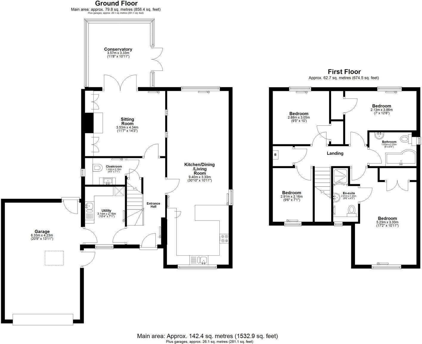 Longfurlong Lane, Tetbury floorplan