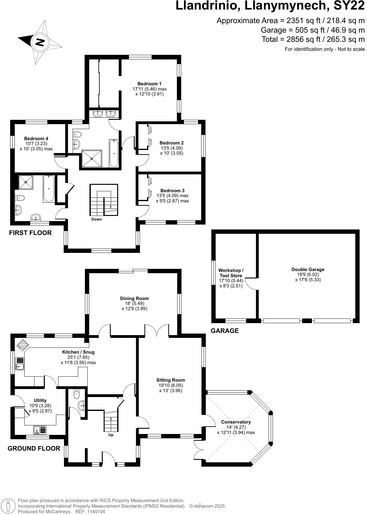 Llandrinio, Llanymynech, Powys floorplan