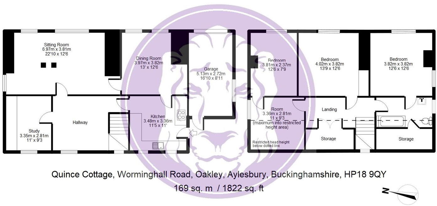 Worminghall Road, Oakley floorplan