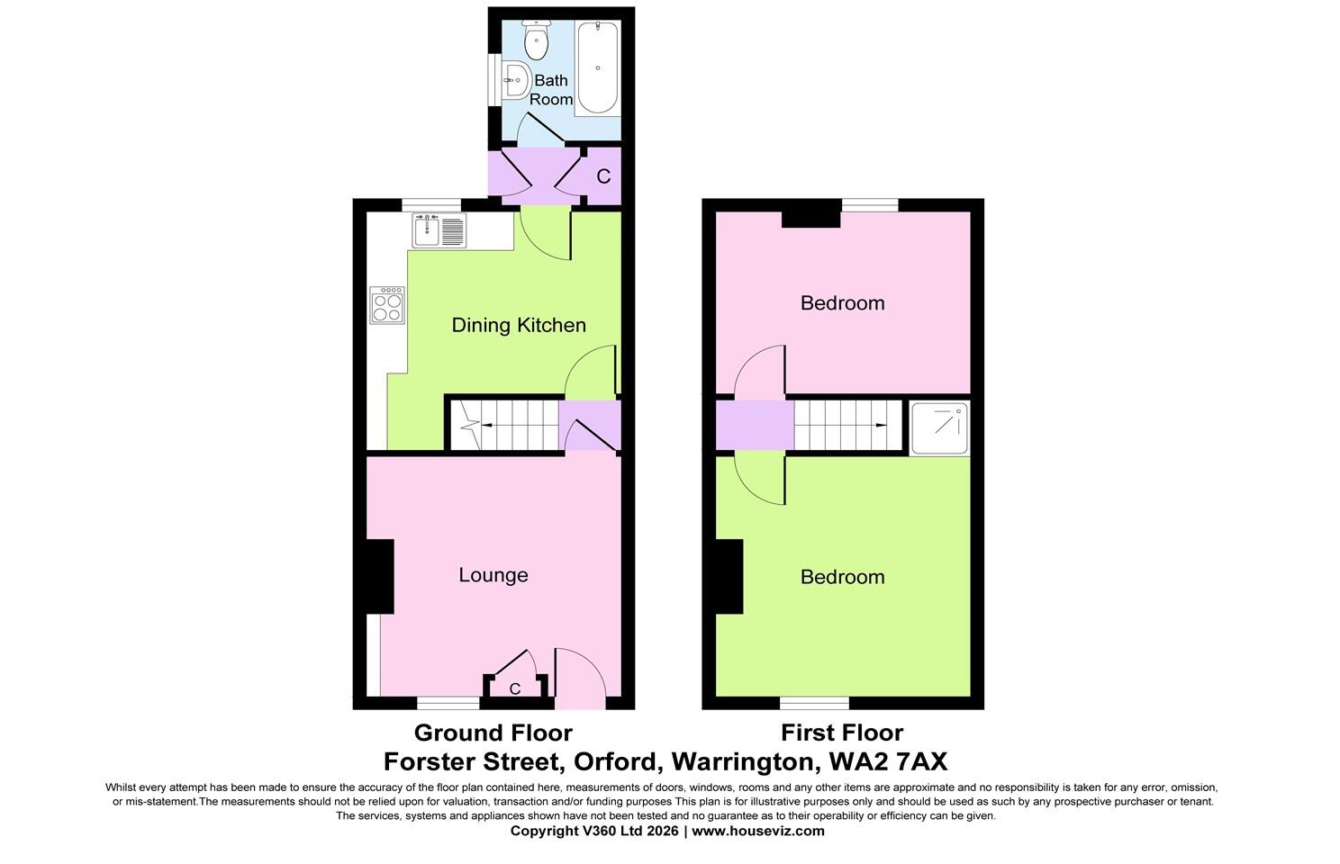 Forster Street, Warrington, WA2 7AX floorplan