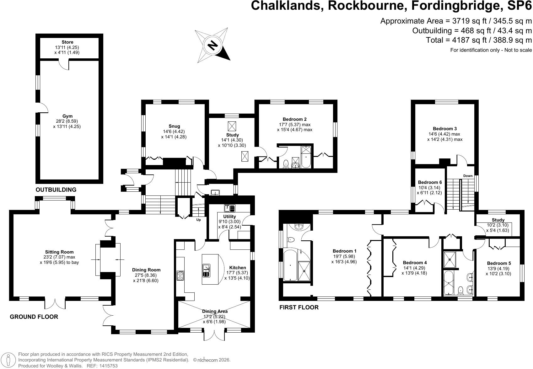 Rockbourne, Fordingbridge, Hampshire, SP6 floorplan