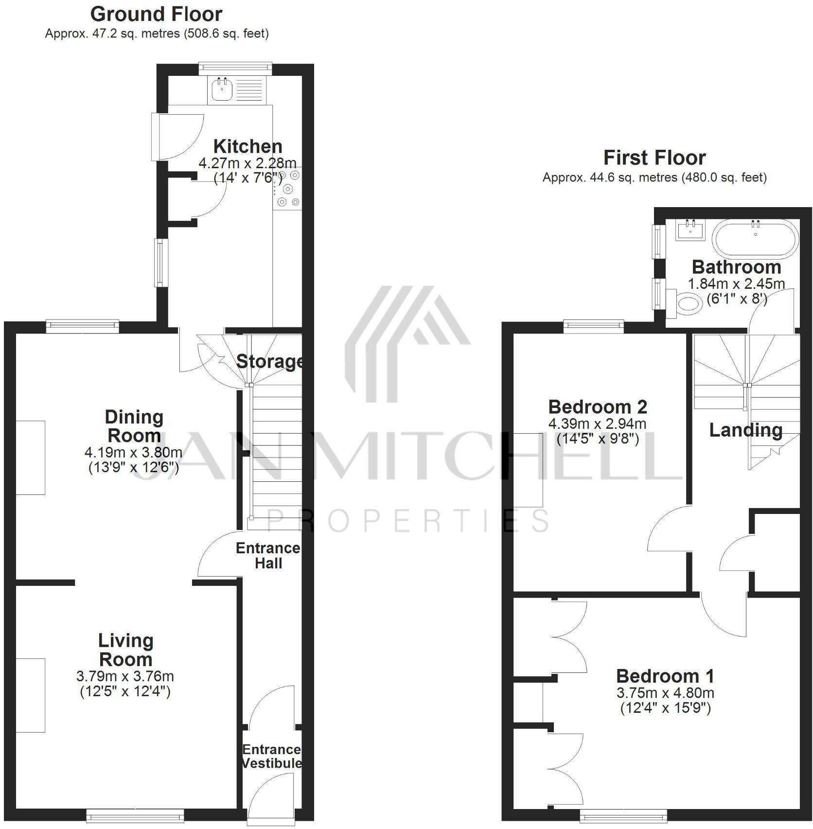 Polmaise Street, Blaydon-on-Tyne floorplan