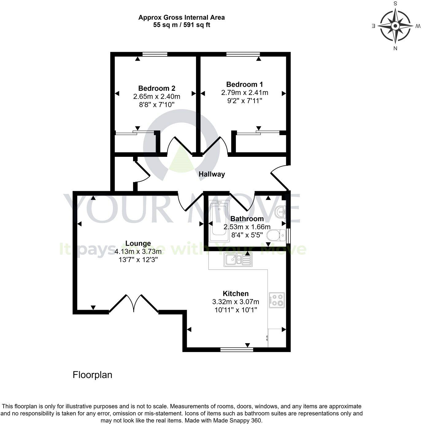 Glamis Place, Elgin, Moray, IV30 floorplan