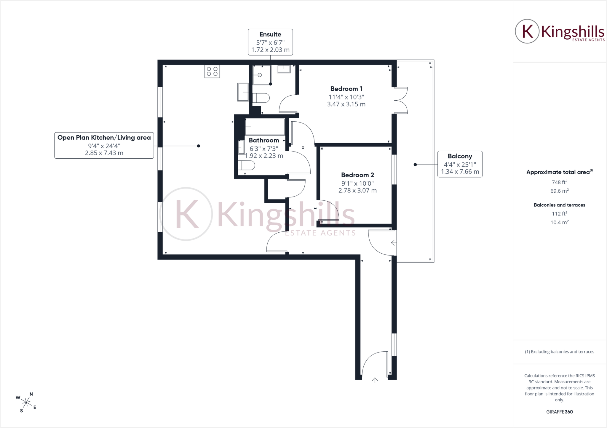 Kingshill Crescent, High Wycombe, Buckinghamshire, HP13 5NF floorplan