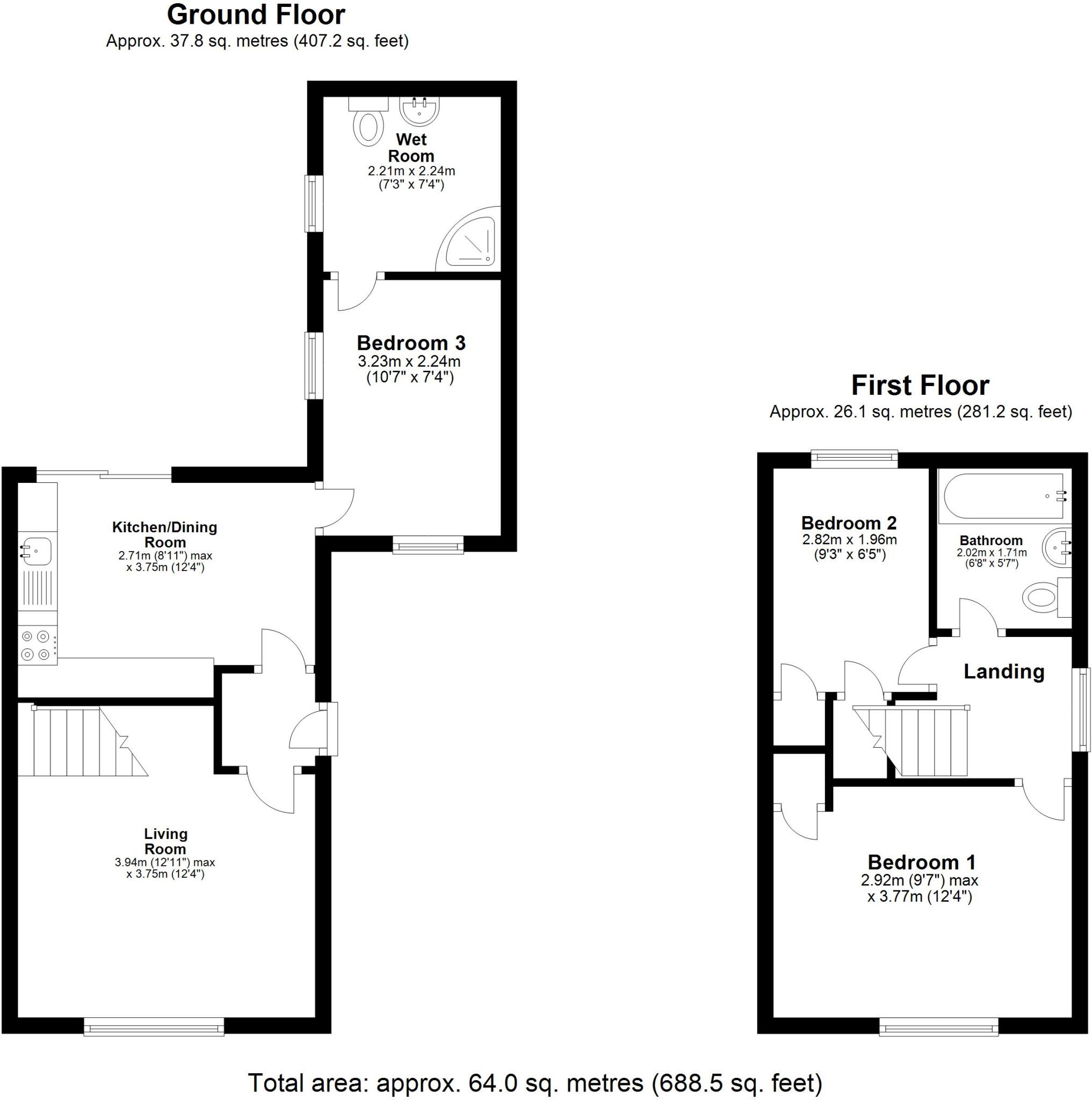 Wallingford, Bradville, Milton Keynes floorplan