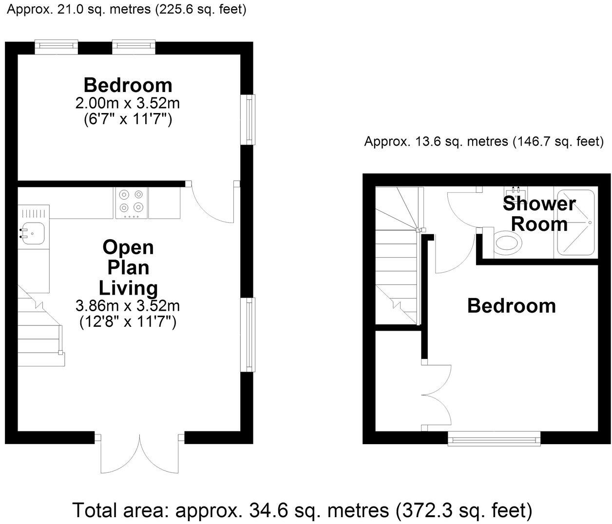 Whiteladies, Stoke Fleming floorplan