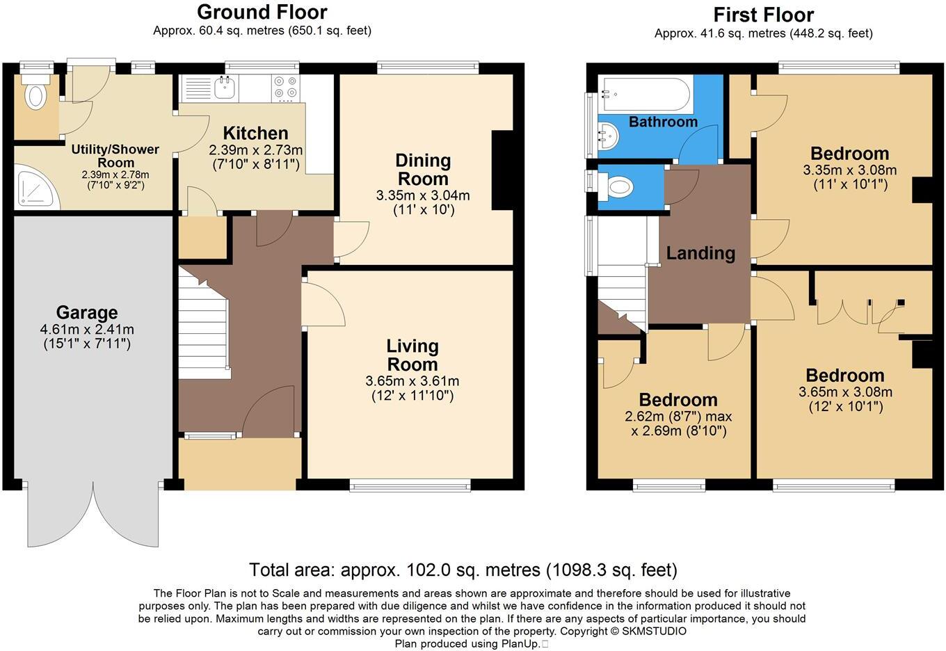 Ragged Hall Lane, St. Albans floorplan