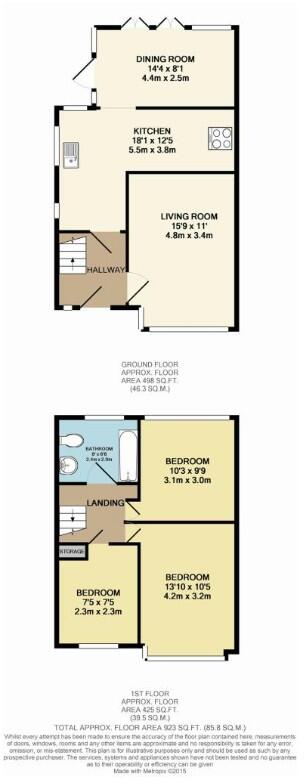 Birchwood Avenue, Moortown, Leeds, LS17 floorplan