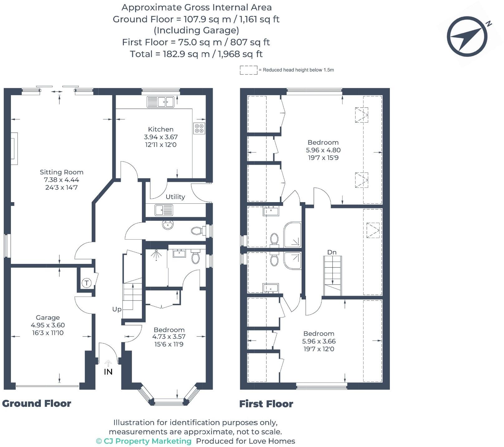 Hexton Road, Barton-Le-Clay, MK45 4JY floorplan