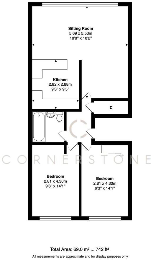 Ingledew Court, Moortown, Leeds, West Yorkshire. floorplan