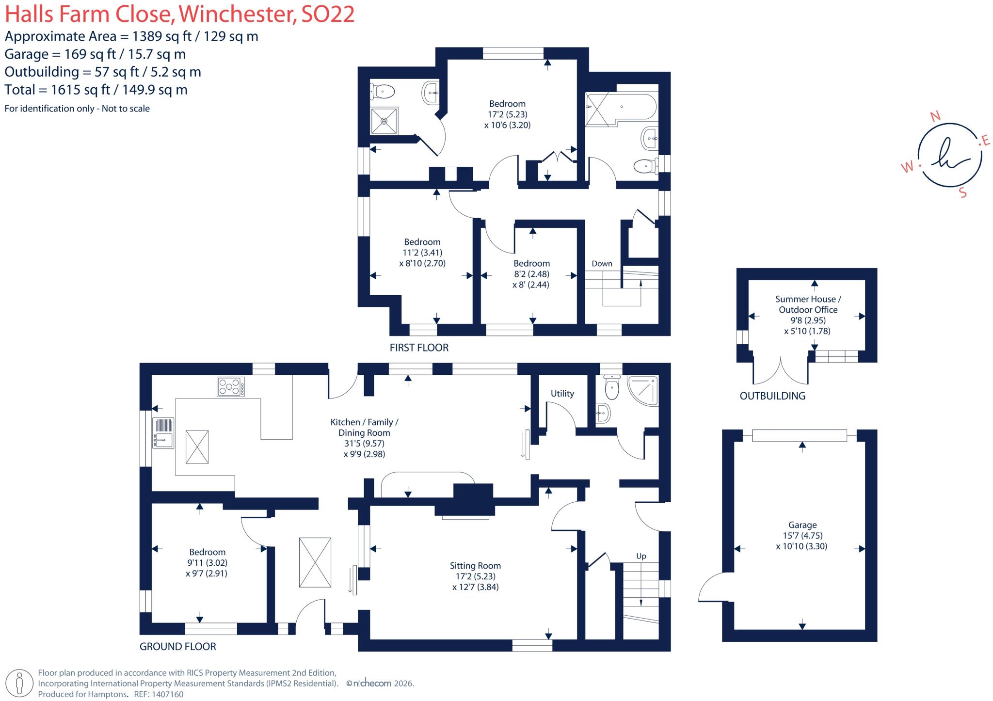 Halls Farm Close, Winchester, SO22 floorplan