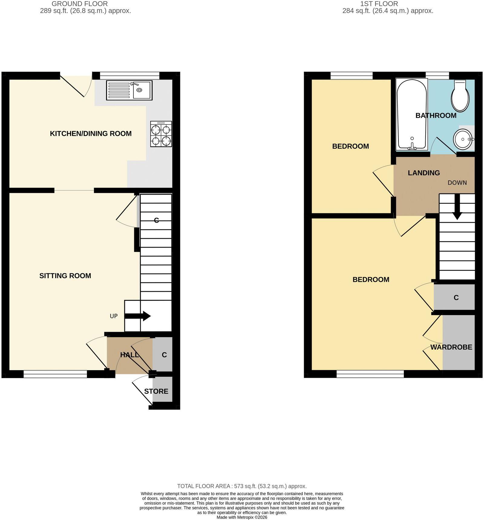 Tyne Park, Taunton, TA1 floorplan