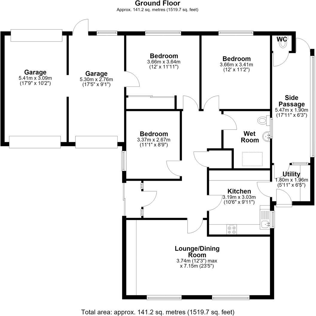 St. Peters Way, Edgmond, Newport floorplan