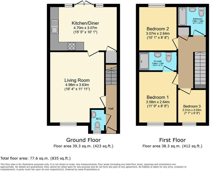 11 Pepperill Place, Brampton, CA8 floorplan