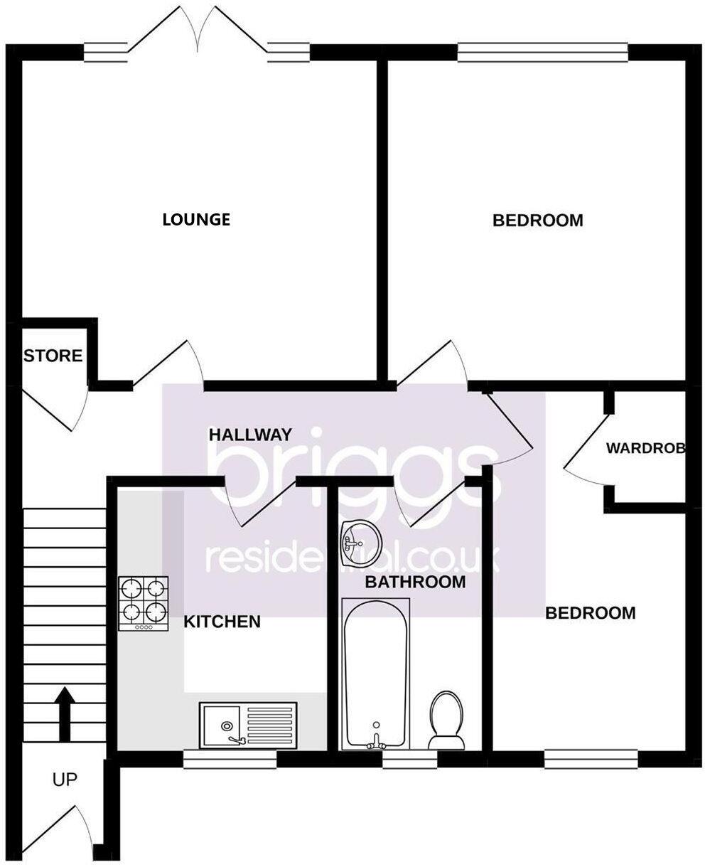Bridge Street, Deeping St James, Market Deeping, PE6 floorplan