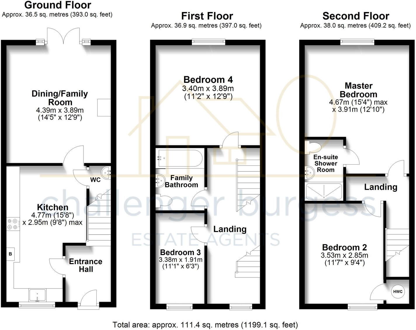 Teal Way, Portishead, Bristol, BS20 7EF floorplan