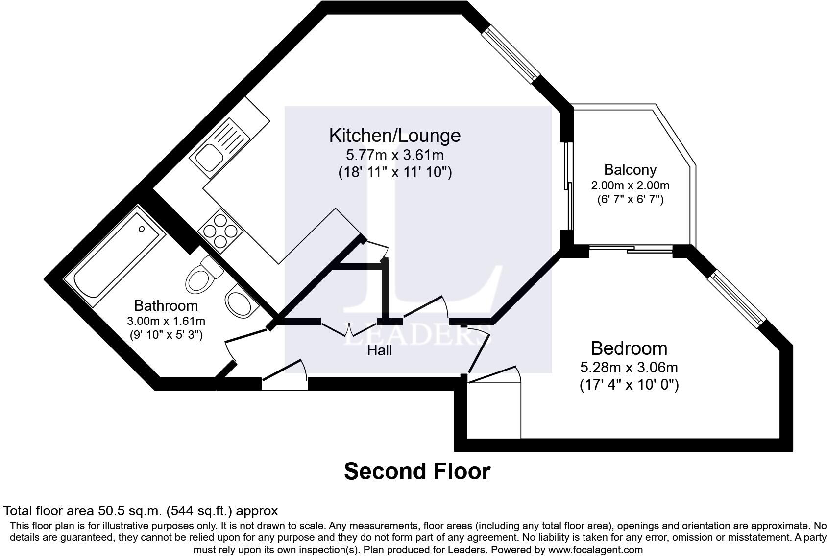 Clarence Road, Gosport, PO12 floorplan