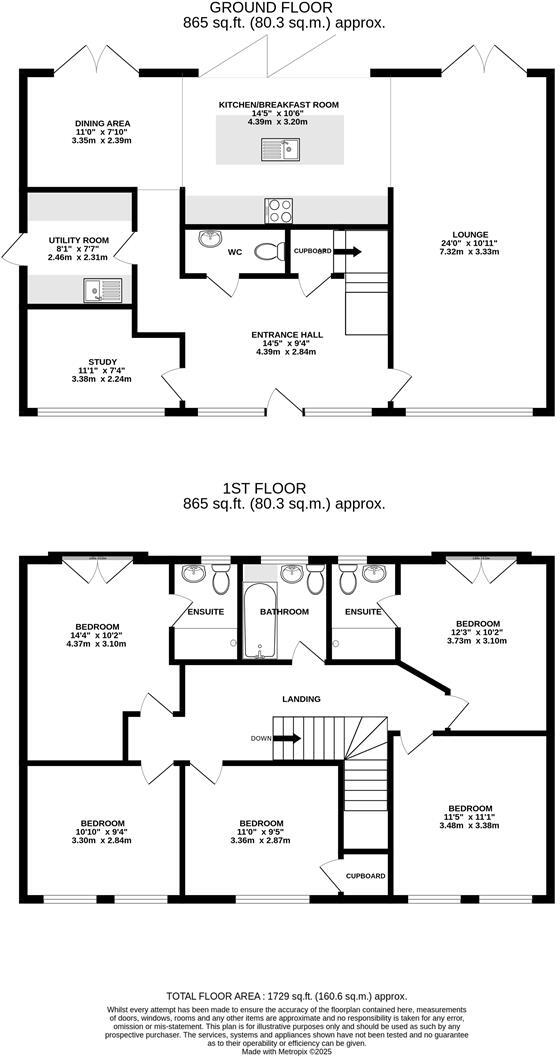 Mead Field Drive, Great Hallingbury floorplan