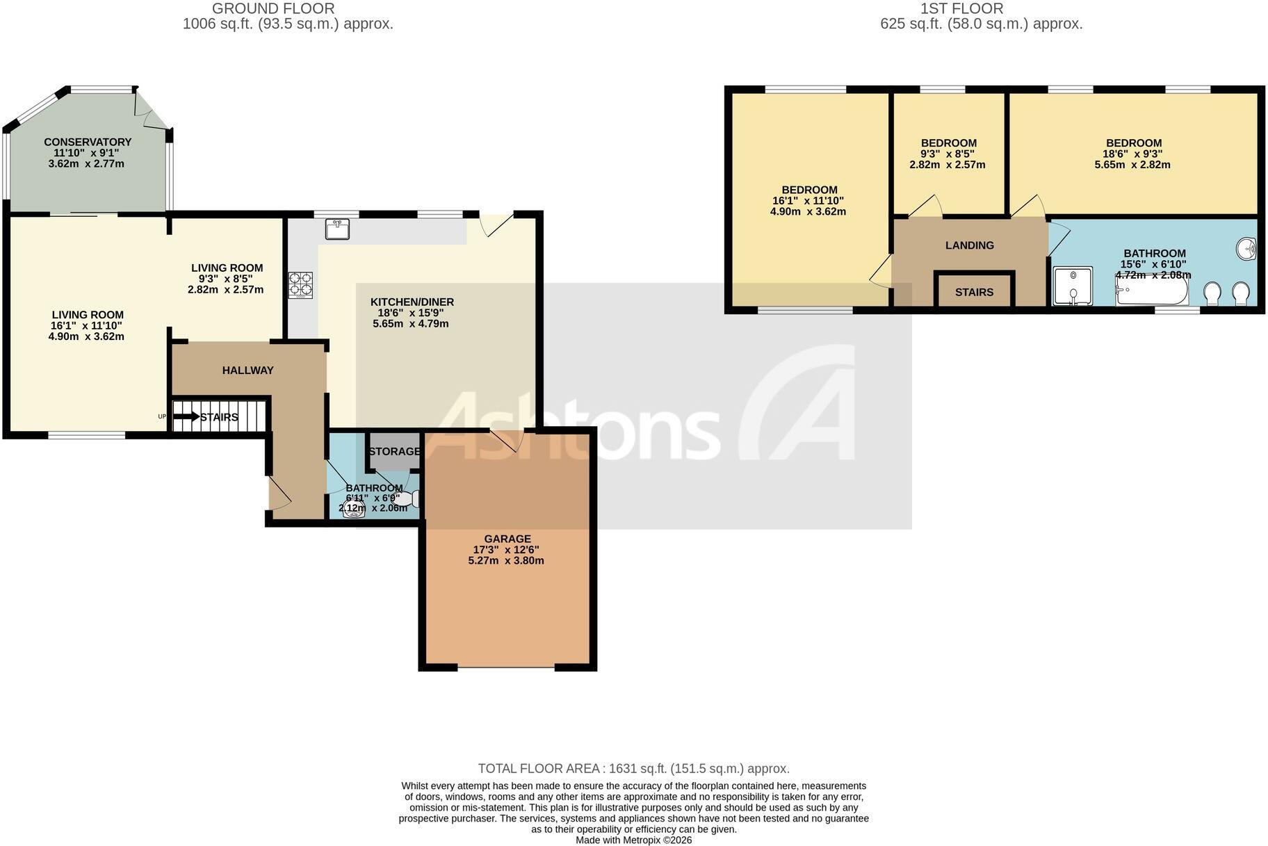 Sovereign Fold Road, Leigh, WN7 floorplan